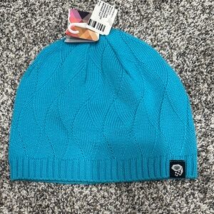 Mountain Hardwear Turquoise Kids Knit Beanie